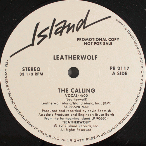 Leatherwolf : The Calling (Vinyl 12'' Single Promo)